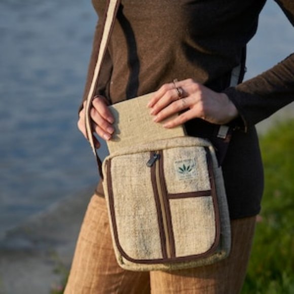 Hemp Crossbody Bag Purse Brand New - Picture 1 of 1
